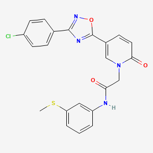 5-chloro-N-[(3-cyclohexyl-3H-imidazo[4,5-b]pyridin-2-yl)methyl]thiophene-2-sulfonamide