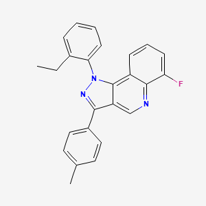 1-(2-ethylphenyl)-6-fluoro-3-(p-tolyl)-1H-pyrazolo[4,3-c]quinoline