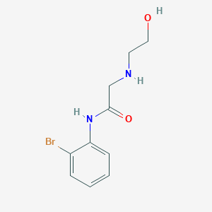 2-(2-Hydroxyethylamino)-N-(2-bromophenyl)acetamide