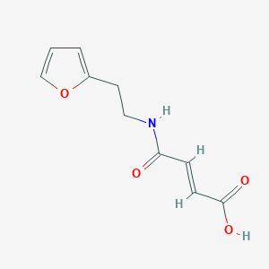 molecular formula C10H11NO4 B2808913 (2E)-4-{[2-(furan-2-yl)ethyl]amino}-4-oxobut-2-enoic acid CAS No. 887833-39-8