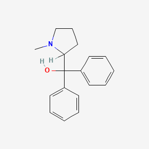 molecular formula C18H21NO B2808917 (1-Methylpyrrolidin-2-yl)-diphenylmethanol CAS No. 110529-22-1; 144119-12-0