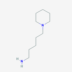 molecular formula C10H22N2 B2808992 5-(吡哌啉-1-基)戊-1-胺 CAS No. 70403-69-9