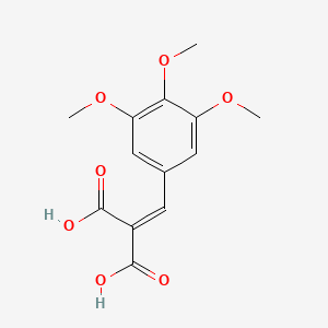 molecular formula C13H14O7 B2809003 2-[(3,4,5-三甲氧基苯基)甲基亚丙二酸 CAS No. 682805-47-6
