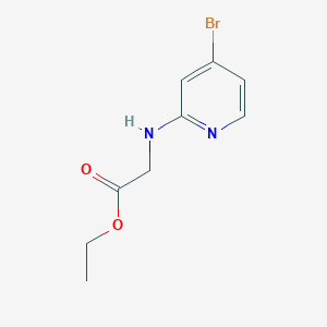 Ethyl 2-[(4-bromopyridin-2-yl)amino]acetate