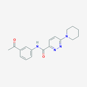 N-(3-acetylphenyl)-6-(piperidin-1-yl)pyridazine-3-carboxamide
