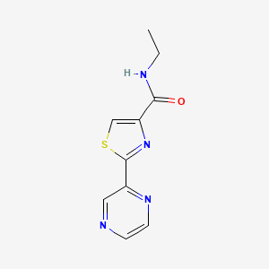 N-ethyl-2-(pyrazin-2-yl)thiazole-4-carboxamide