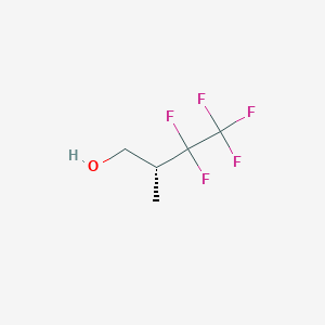 (2R)-3,3,4,4,4-Pentafluoro-2-methylbutan-1-ol