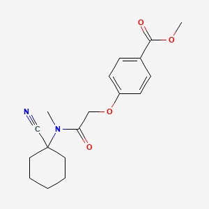Methyl 4-[2-[(1-cyanocyclohexyl)-methylamino]-2-oxoethoxy]benzoate