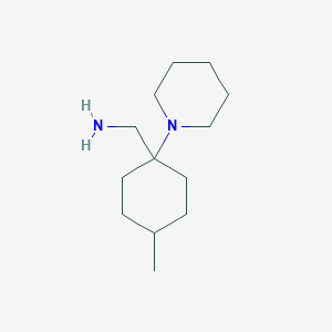 [(4-Methyl-1-piperidin-1-ylcyclohexyl)methyl]amine