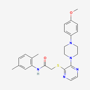 N-(2-chlorobenzyl)-2-(1,3-dimethyl-7-oxo-1,7-dihydro-6H-pyrazolo[3,4-c]pyridin-6-yl)acetamide