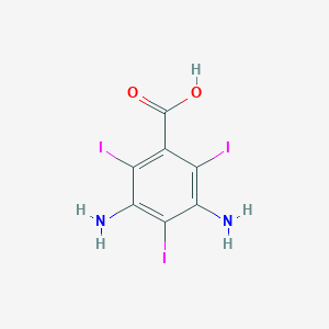 molecular formula C7H5I3N2O2 B028091 3,5-Diamino-2,4,6-triiodobenzoic acid CAS No. 5505-16-8