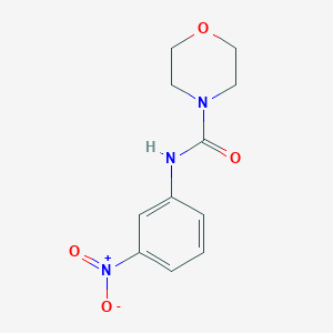 molecular formula C11H13N3O4 B2809107 N-(3-nitrophenyl)morpholine-4-carboxamide CAS No. 200422-12-4