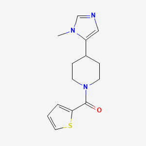 [4-(3-Methylimidazol-4-yl)piperidin-1-yl]-thiophen-2-ylmethanone
