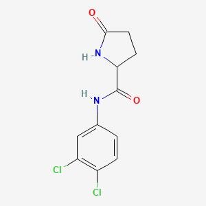 N-(3,4-dichlorophenyl)-5-oxoprolinamide