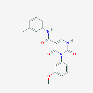 N-(3,5-dimethylphenyl)-3-(3-methoxyphenyl)-2,4-dioxo-1,2,3,4-tetrahydropyrimidine-5-carboxamide