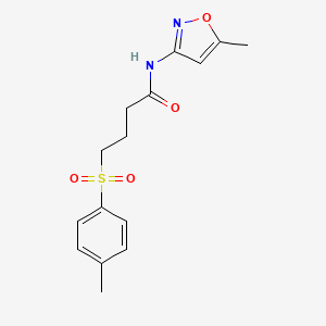 N-(5-methylisoxazol-3-yl)-4-tosylbutanamide