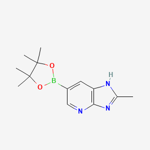 2-Methyl-6-(tetramethyl-1,3,2-dioxaborolan-2-yl)-1H-imidazo[4,5-b]pyridine