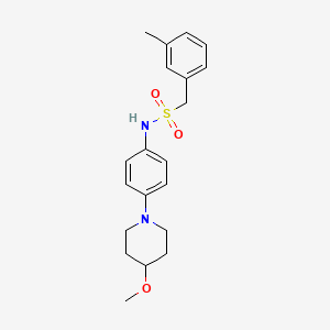 B2809254 N-(4-(4-methoxypiperidin-1-yl)phenyl)-1-(m-tolyl)methanesulfonamide CAS No. 1797856-45-1