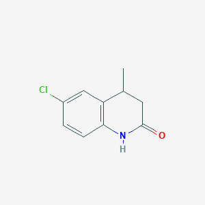 2(1H)-Quinolinone, 6-chloro-3,4-dihydro-4-methyl-