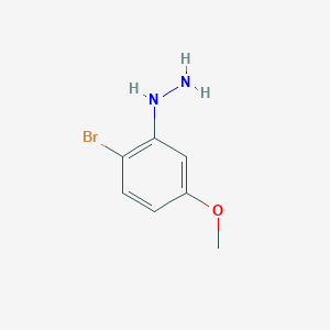 molecular formula C7H9BrN2O B2809374 (2-Bromo-5-methoxyphenyl)hydrazine CAS No. 21909-25-1