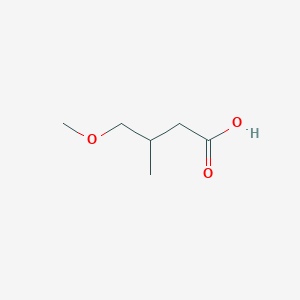 molecular formula C6H12O3 B2809410 4-Methoxy-3-methylbutanoic acid CAS No. 100862-21-3