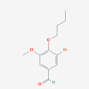 3-Bromo-4-butoxy-5-methoxybenzaldehyde
