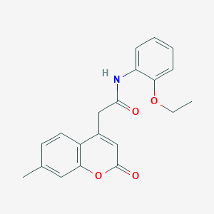 N-(2-ethoxyphenyl)-2-(7-methyl-2-oxo-2H-chromen-4-yl)acetamide
