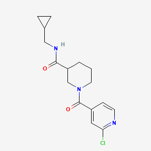1-(2-chloropyridine-4-carbonyl)-N-(cyclopropylmethyl)piperidine-3-carboxamide