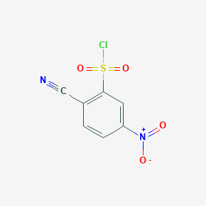 2-Cyano-5-nitrobenzene-1-sulfonyl chloride