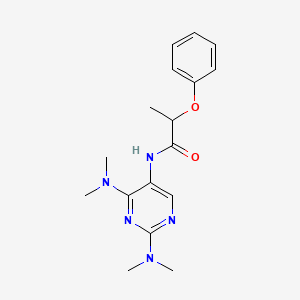 N-(2,4-bis(dimethylamino)pyrimidin-5-yl)-2-phenoxypropanamide