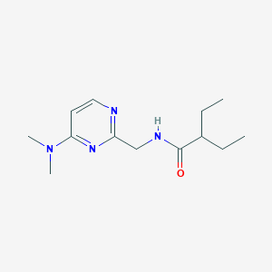 N-((4-(dimethylamino)pyrimidin-2-yl)methyl)-2-ethylbutanamide