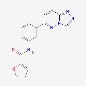 N-(3-([1,2,4]triazolo[4,3-b]pyridazin-6-yl)phenyl)furan-2-carboxamide
