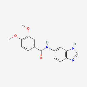 N-(3H-benzimidazol-5-yl)-3,4-dimethoxybenzamide