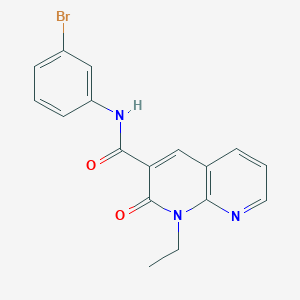 N-(3-bromophenyl)-1-ethyl-2-oxo-1,2-dihydro-1,8-naphthyridine-3-carboxamide