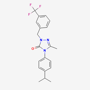 4-(4-isopropylphenyl)-5-methyl-2-[3-(trifluoromethyl)benzyl]-2,4-dihydro-3H-1,2,4-triazol-3-one