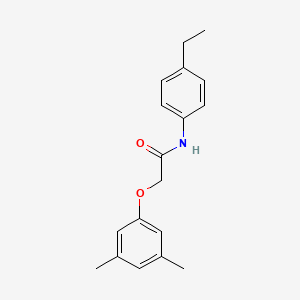 2-(3,5-dimethylphenoxy)-N-(4-ethylphenyl)acetamide