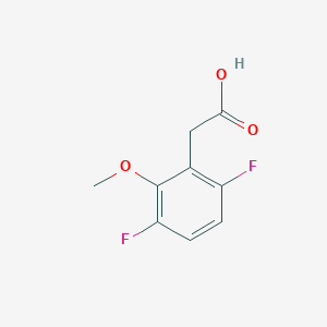 molecular formula C9H8F2O3 B2809568 3,6-Difluoro-2-methoxyphenylacetic acid CAS No. 1261675-72-2