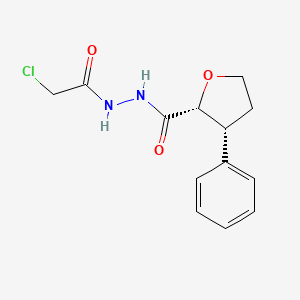 (2R,3R)-N'-(2-Chloroacetyl)-3-phenyloxolane-2-carbohydrazide