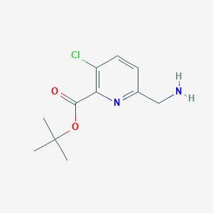 Tert-butyl 6-(aminomethyl)-3-chloropyridine-2-carboxylate