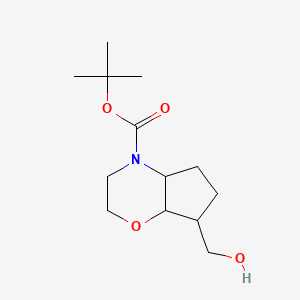 molecular formula C13H23NO4 B2809665 (Octahydro-cyclopenta[1,4]oxazin-7-yl)-methanol CAS No. 1263179-35-6