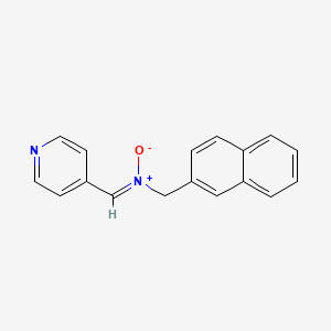 molecular formula C17H14N2O B2809670 (2-naphthylmethyl)[(Z)-4-pyridinylmethylidene]ammoniumolate CAS No. 939893-15-9