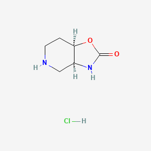 rac-(3aS,7aR)-Hexahydro[1,3]oxazolo[4,5-c]pyridin-2(3H)-one hydrochloride