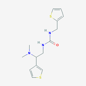 1-(2-(Dimethylamino)-2-(thiophen-3-yl)ethyl)-3-(thiophen-2-ylmethyl)urea