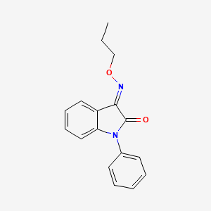 molecular formula C17H16N2O2 B2809804 (3E)-1-phenyl-3-propoxyiminoindol-2-one CAS No. 478261-44-8