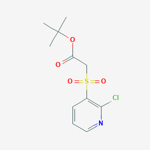 Tert-butyl [(2-chloropyridin-3-yl)sulfonyl]acetate
