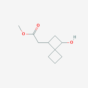 Methyl 2-(3-hydroxyspiro[3.3]heptan-1-yl)acetate
