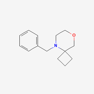 molecular formula C14H19NO B2809907 5-Benzyl-8-oxa-5-azaspiro[3.5]nonane CAS No. 1147107-80-9