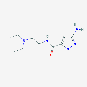 3-Amino-N-[2-(diethylamino)ethyl]-1-methyl-1H-pyrazole-5-carboxamide