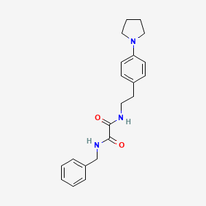 N1-benzyl-N2-(4-(pyrrolidin-1-yl)phenethyl)oxalamide