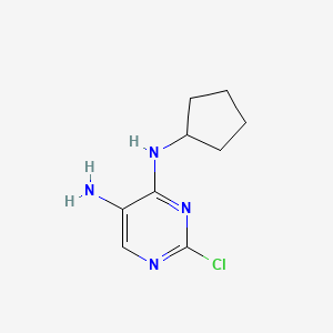 2-chloro-4-N-cyclopentylpyrimidine-4,5-diamine